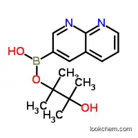Molecular Structure of 1036379-05-1 (1,8-Naphthyridin-3-ylboronic acid pinacol ester)